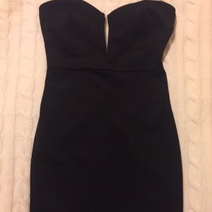 Strapless bodycon dress